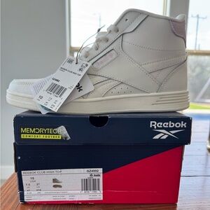 Reebok White High Top Sneakers